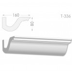 Тяга, молдинг з гіпсу т-336