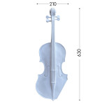 Скрипка  h630x210мм