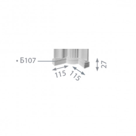 База пілястри б-107