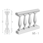 Балюстрада з бетону Бб-1 h1000 мм.