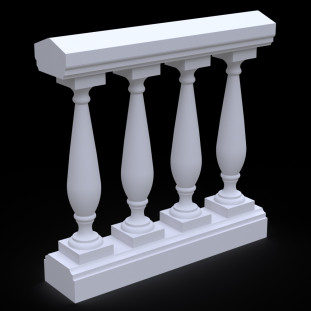 Балюстрада з бетону Бб-1 h1000 мм.