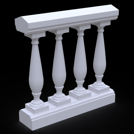 Балюстрада з бетону Бб-1 h1000 мм.