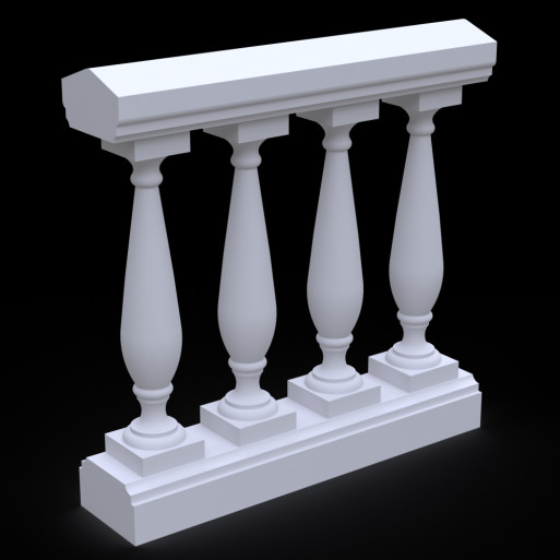 Балюстрада з бетону Бб-1 h1000 мм.