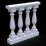 Балюстрада з гіпсу Гб-24 h 1010 мм