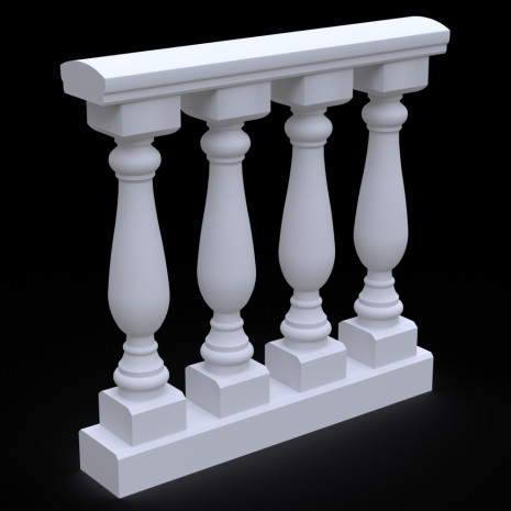 Балюстрада з гіпсу Гб-24 h 1010 мм