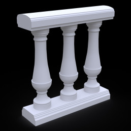 Балюстрада з гіпсу Гб-1 h1055 мм