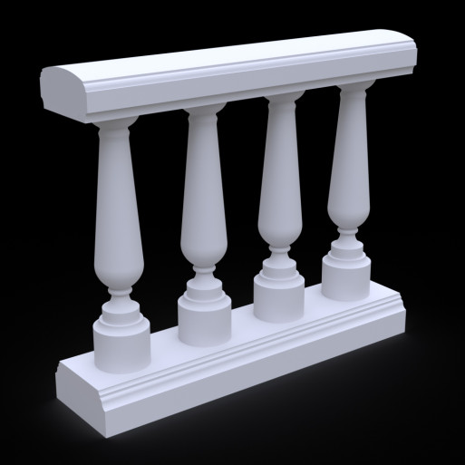 Балюстрада з гіпсу Гб-10 h860 мм