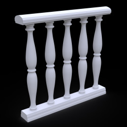 Балюстрада з гіпсу Гб-11 h960 мм