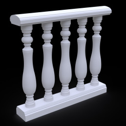 Балюстрада з гіпсу Гб-12 h920 мм