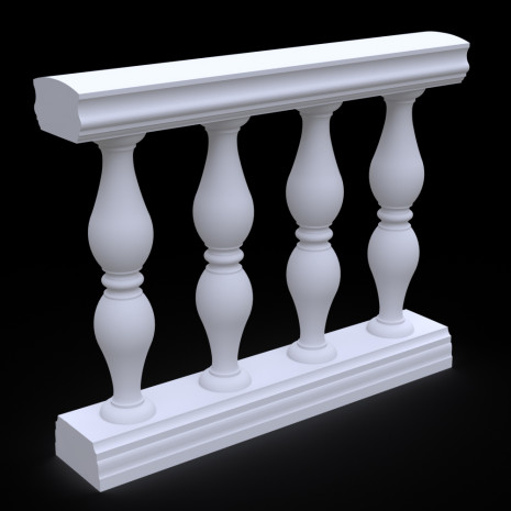 Балюстрада з гіпсу Гб-15 h820 мм