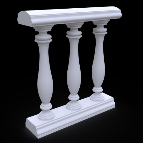 Балюстрада з гіпсу Гб-19 h1110 мм