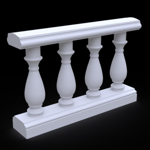 Балюстрада з гіпсу Гб-22 h640 мм