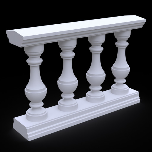 Балюстрада з гіпсу Гб-23 h675 мм