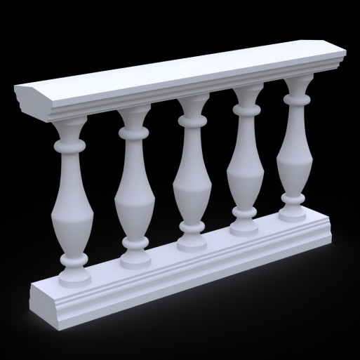 Балюстрада з гіпсу Гб-3 h640 мм