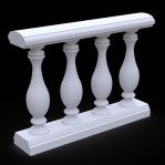 Балюстрада з гіпсу Гб-5 h735 мм