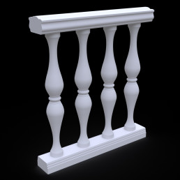 Балюстрада з гіпсу Гб-7 h1110 мм