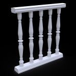 Балюстрада з гіпсу Гб-9 h1035 мм