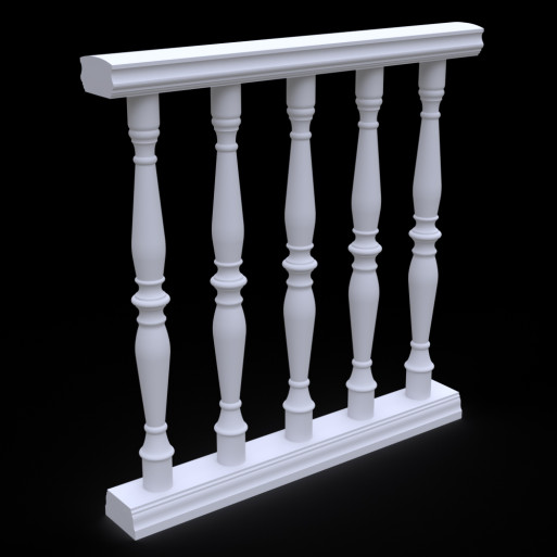 Балюстрада з гіпсу Гб-9 h1035 мм