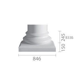 База колонны б-33 (1/2)