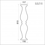 Балясина ББЛ 6 (h 610)