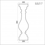 Балясина ББЛ7 (h 800)