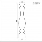 Балясина ББЛ9 (h 800)