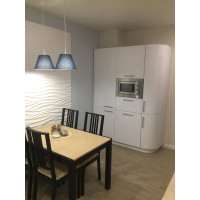 Застосування гіпсових 3д панелей на кухні