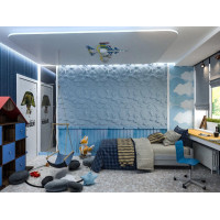 Застосування гіпсових панелей у дитячій кімнаті