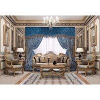 Ліпнина в інтер'єрах у стилі рококо