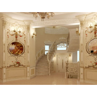 Фарбування, розпис і золочення ліпнини