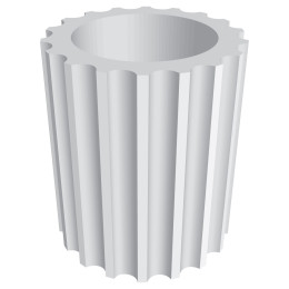 Стволи колон із гіпсу