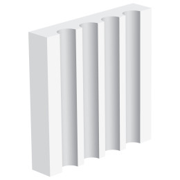 Стволи пілястр із гіпсу