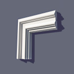 Фасадний молдинг (наличник) ФМ 34 (h 150)