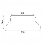 База пілястри ФБП 14 (h 300)