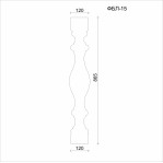 Балясини ФБЛ-15 (h 865)