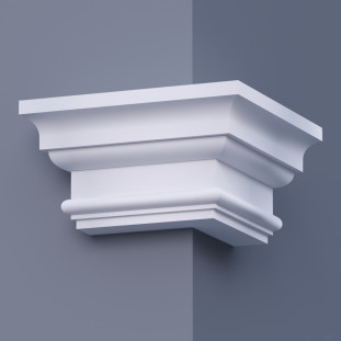 Капитель пилястры ФКП 1 угловая (h 170)