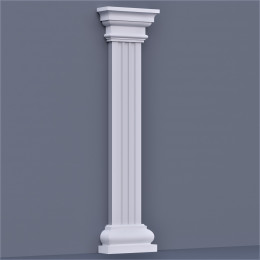 Стволи пілястр із пінопласту