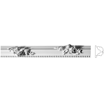 Фриз з гіпсу Ф-24 h105мм