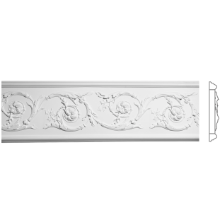 Фриз з гіпсу Ф-85 h334мм