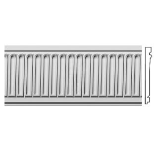 Фриз з гіпсу Ф-136 h 210 мм