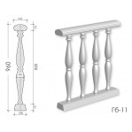 Балюстрада з гіпсу Гб-11 h960 мм