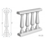 Балюстрада з гіпсу Гб-20 h995 мм