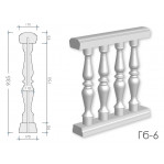 Балюстрада з гіпсу Гб-6 h935 мм