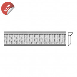 Карниз з гіпсу к-300 h272х75мм