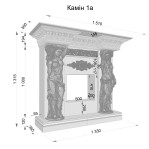 Декоративний камін №1 а