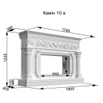 Декоративний камін №10 а