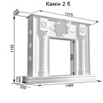 Декоративний камін №2 б