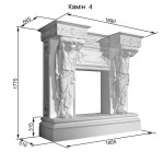Декоративний камін №4