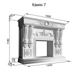 Декоративний камін №7