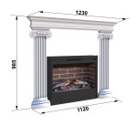 Декоративний камін №17 a